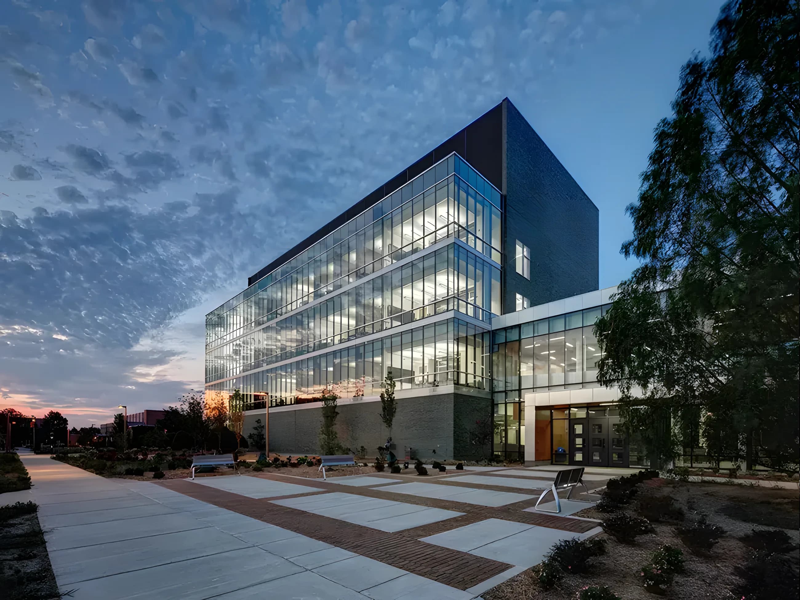 MSU Plant Sciences commercial glass project